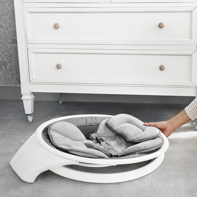 Munchkin Baby Swing with Bluetooth and Shhh… Sleep Soother White Noise Machine - Perfect for New Parents - Image 4