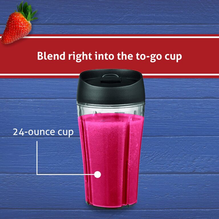 Oster Blender | Pro 1200 with Glass Jar, 24-Ounce Smoothie Cup and Food Processor Attachment, Brushed Nickel - BLSTMB-CBF-000 - Image 10