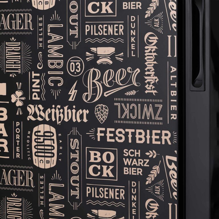 NewAir Beverage Refrigerator Cooler with 126 Can Capacity - Freestanding Mini Bar Beer Fridge for Bedroom, Dorm, Office - Small Refrigerator Cools to 37F Perfect For Beer, Soda, And Drinks - Image 6