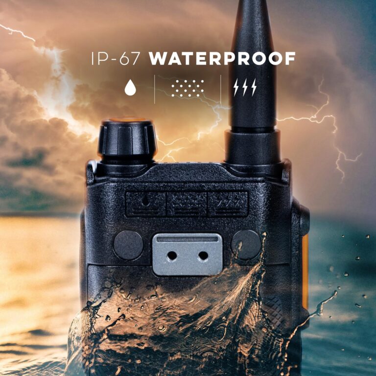 BTECH UV-PRO IP67 Dual Band VHF/UHF Two-Way Radio - APRS, Bluetooth, GPS, Text Messaging, Aviation Band Scanner, NOAA Weather Alerts, USB-C Rechargeable Battery - Image 7