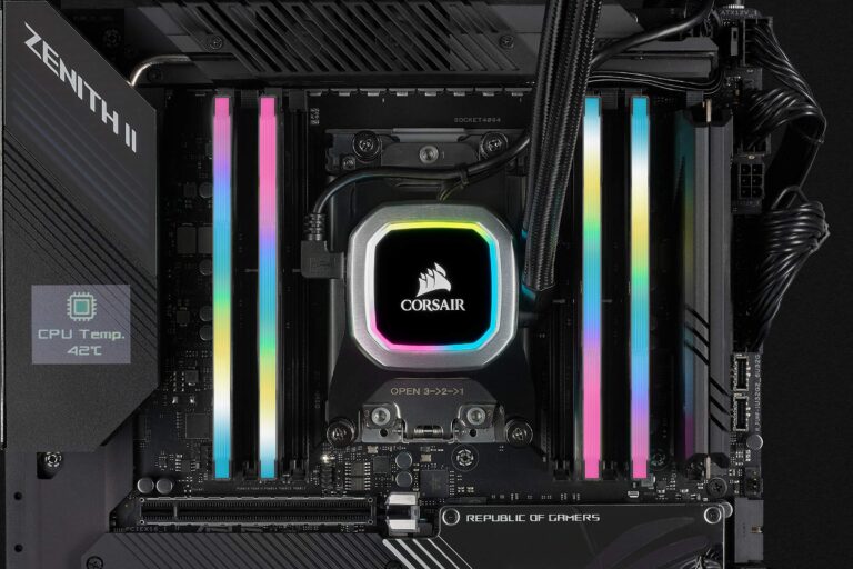 Corsair Vengeance RGB PRO SL 64GB (2x32GB) DDR4 3200MHz C16 Desktop Memory (10 Ultra-Bright RGB LEDs, Custom Performance PCB, Tight Response Times, Intel XMP 2.0) Black - Image 5