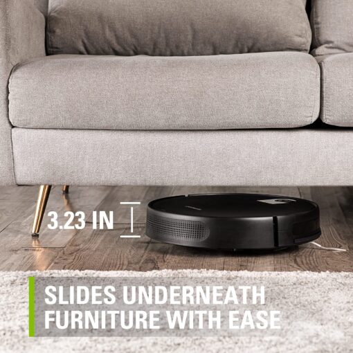 Greenworks Robotic Vacuum GRV-1010 Self-Charging, Wi-Fi Connectivity, 2200Pa Extreme Suction Power, Perfect for Pet Hair, Hard Floors, Carpets, Works with Alexa - Image 8