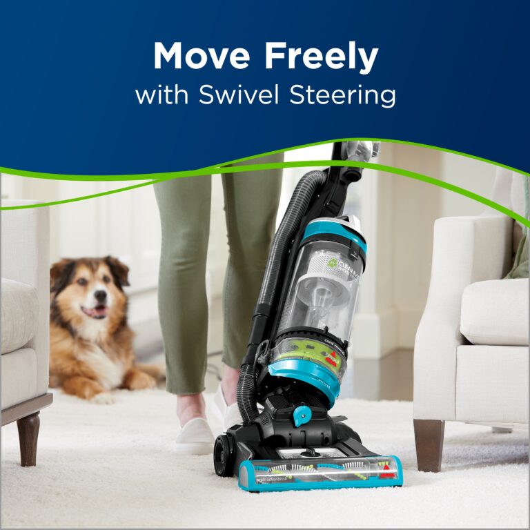 Bissell 2254 CleanView Swivel Rewind Pet Upright Bagless Vacuum, Automatic Cord Rewind, Swivel Steering, Powerful Pet Hair Pickup, Specialized Pet Tools, Large Capacity Dirt Tank, Teal - Image 5