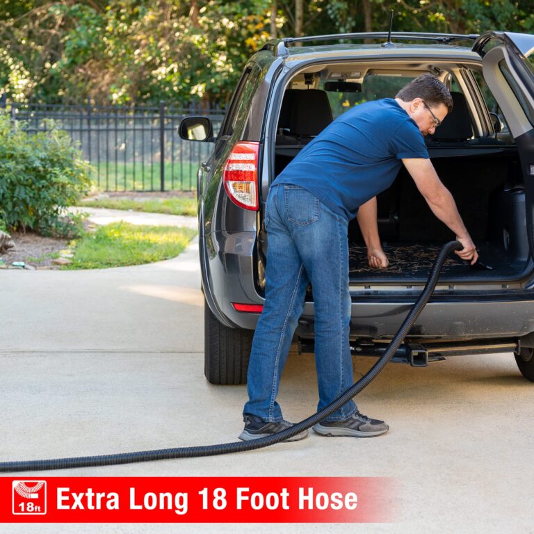 Shop-Vac 5 Gallon 5.5 Peak HP Wet/Dry Vacuum, Wall Mountable Compact Shop Vacuum with 6-23' Extra Long Hose & Attachments, Ideal for Jobsite, Garage, Car & Workshop. 9522236 - Image 7