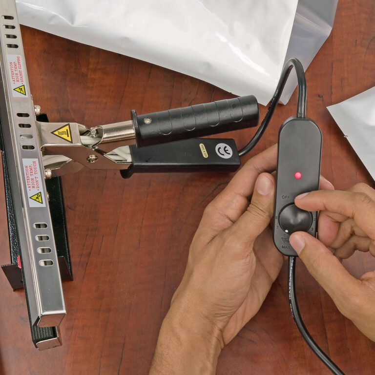 Absorbent Industries 12" Portable Hand Crimper Sealer Constant Heat For Poly or Mylar/Foil Bags - Image 4