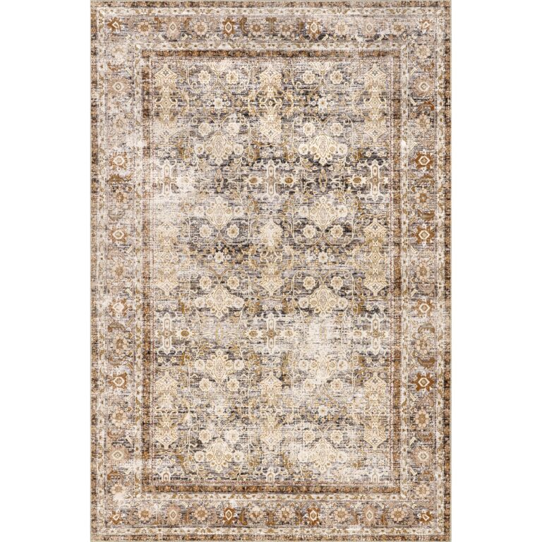 nuLOOM 9' x 12' Splashguard Machine Washable Area Rug with Waterproof Spill Proof Surface, Non Slip Backing and Stain Resistant for Living Room, Bedroom, Kitchen, Dining Room, Anise Ivory - Image 7