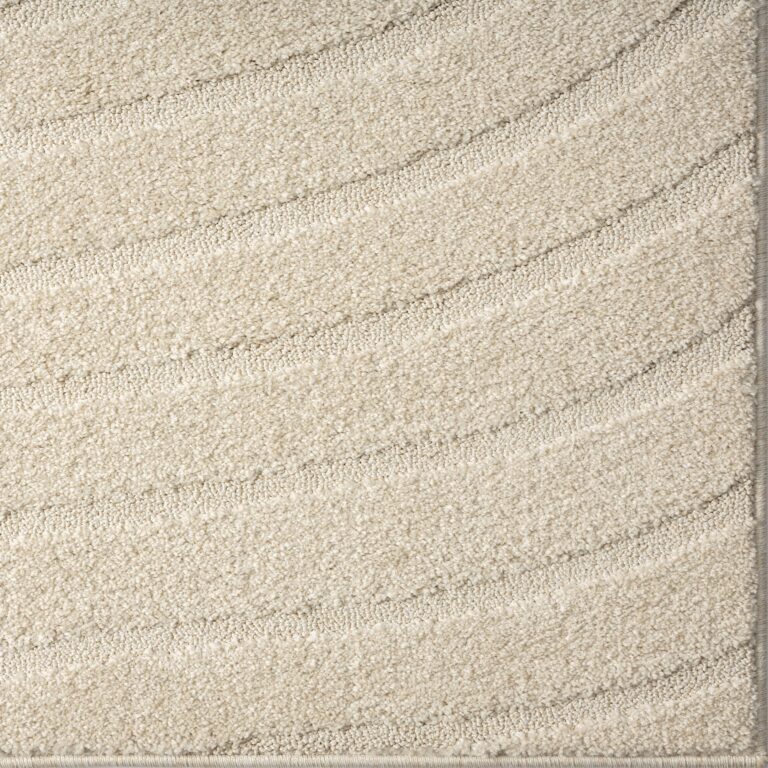 LUXE WEAVERS Modern Geometric Wave Cream 8x10 Area Rug - Image 7