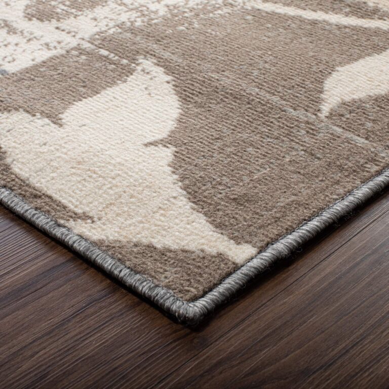Superior Indoor Area Rug, Jute Backed, Perfect for Office, Living/Dining Room, Bedroom, Kitchen, Hallway, Entryway, Floor, Modern Floral Patchwork Decor, Pastiche Collection, 9' x 12', Ivory - Image 11