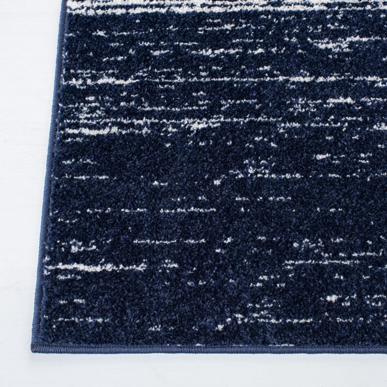 SAFAVIEH Adirondack Collection Area Rug - 9' x 12', Navy & Ivory, Modern Ombre Design, Non-Shedding & Easy Care, Ideal for High Traffic Areas in Living Room, Bedroom (ADR113N) - Image 6