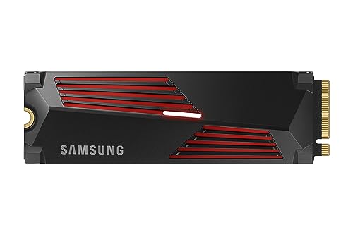 SAMSUNG 990 PRO Heatsink SSD 4TB, NVMe M.2, Speeds Up to 7,450MB/s Best for PlayStation® 5 (PS5 SSD) Console Expansion MZ-V9P4T0CW