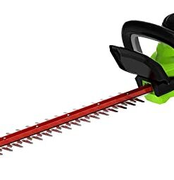 Greenworks 40V 24" Cordless Hedge Trimmer (1" Cutting Capacity), Tool Only