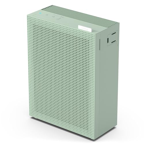 COWAY Air Purifiers for Home Bedroom up to 1,035ft² with Washable Filter, True HEPA Filter for Smoke, Pollen, Dander, Smell Air Purifier with Air Quality Monitor, Auto Mode, 3yr Warranty, 150, Green