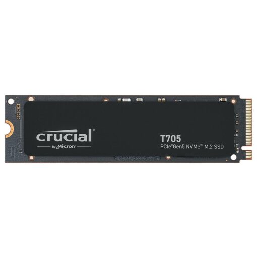 Crucial T705 1TB PCIe Gen5 NVMe M.2 SSD - Up to 13,600 MB/s - Game Ready - Internal Solid State Drive (PC) - +1mo Adobe CC - CT1000T705SSD3