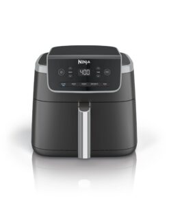 Ninja Air Fryer Pro 5-in-1, 5 QT Capacity, Air Fry, Bake, Roast, Reheat, and Dehydrate, Air Crisp Technology, Nonstick Basket & Crisper Plate, Grey, AF142
