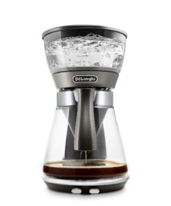 De'Longhi 3-in-1 Specialty Coffee Brewer, IcedCoffee Maker (Bold Cold Brew), Gourmet Pour Over, Premium Drip, SCA GoldenCup Certified, Glass Carafe, 8-Cup, ICM17270