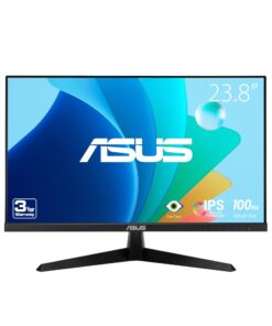 ASUS 24” (23.8-inch viewable) Eye Care Monitor (VY249HF) - Full HD, IPS, 100Hz, IPS, SmoothMotion, 1ms, Adaptive Sync, Blue Light Filter, Flicker Free, HDMI, VESA Mountable, 3 Year Warranty