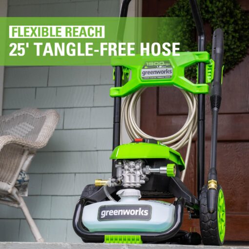 Greenworks 1900 PSI (1.2 GPM) Pressure Washer (PWMA Certified) - Image 6