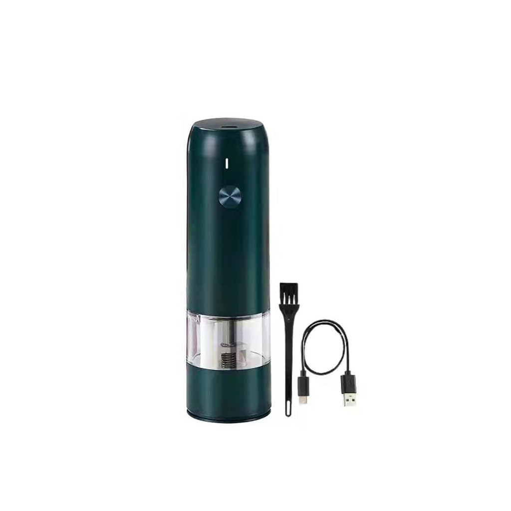 MFORTAB Rechargeable Pepper Grinder Kitchen Utensils Electric Sea Salt Black Pepper Grinder(Gray)