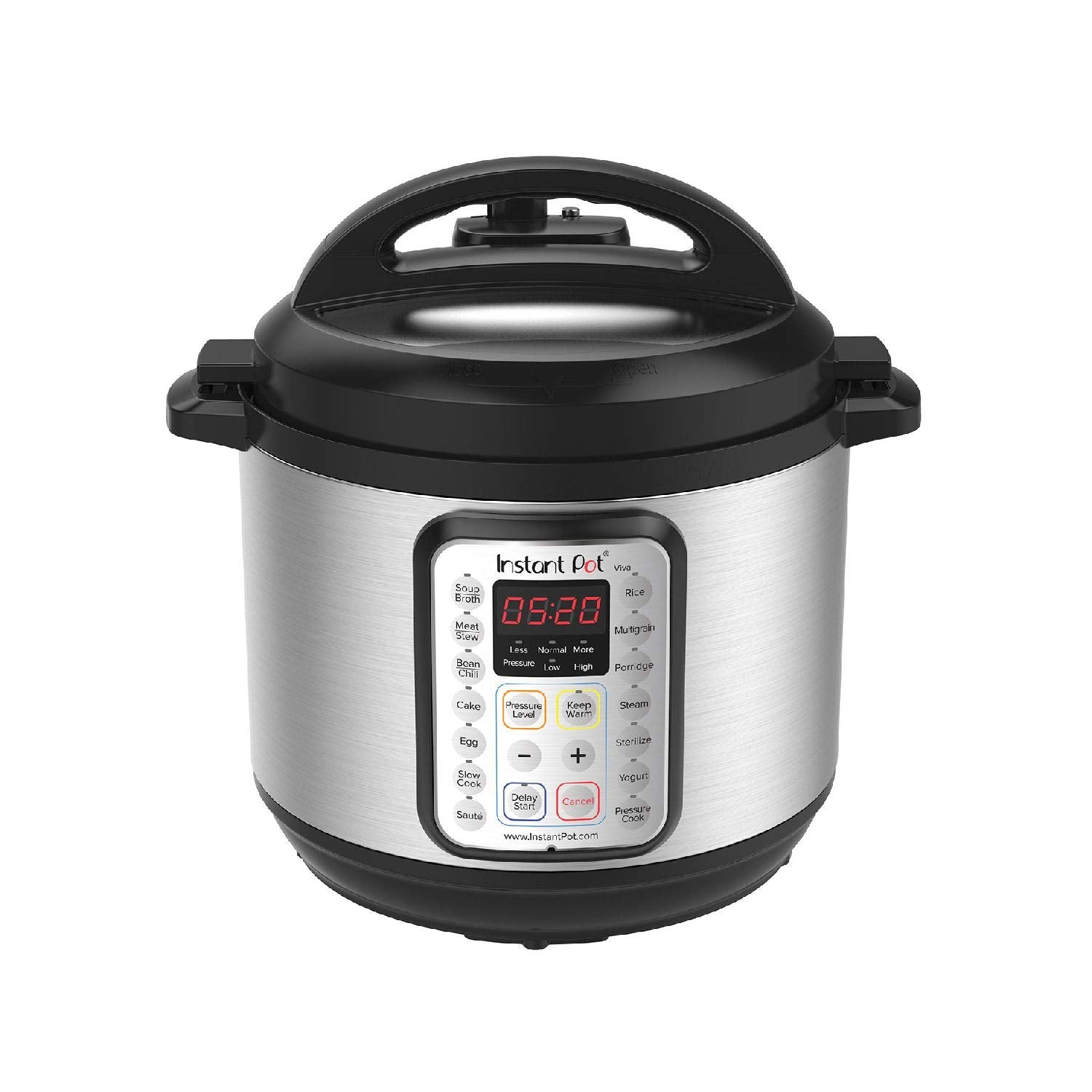 Instant Pot Duo Plus 9-in-1 Electric Pressure Cooker, Slow Cooker, Rice Cooker, Steamer, Sauté, Yogurt Maker, Warmer & Sterilizer, Includes App With Over 800 Recipes, Stainless Steel/Black, 8 Quart