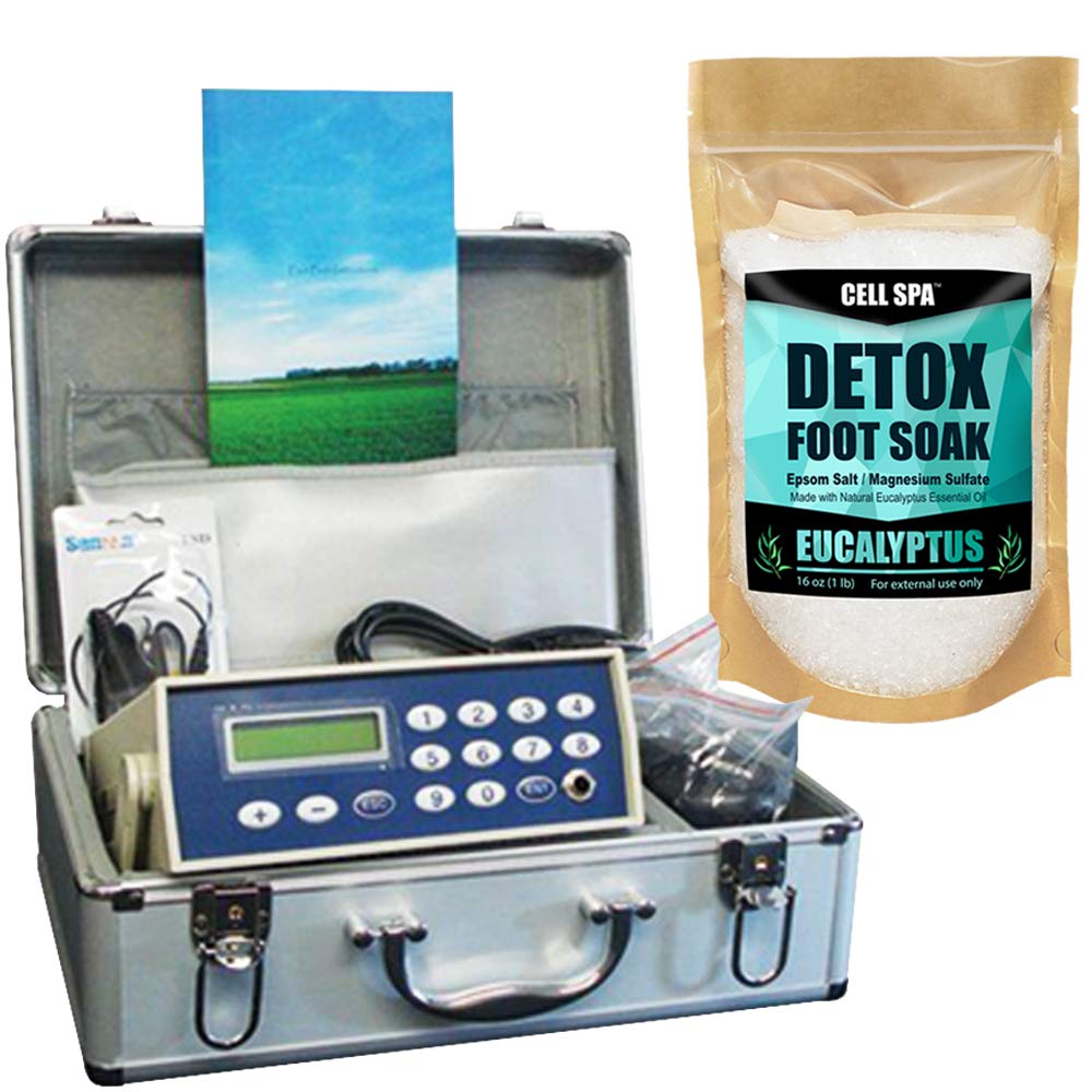 Cell Spa, Fir Belt Chi Ionic Ion Detox Machine Foot Bath Aqua Spa Cleanse (Eucalyptus)
