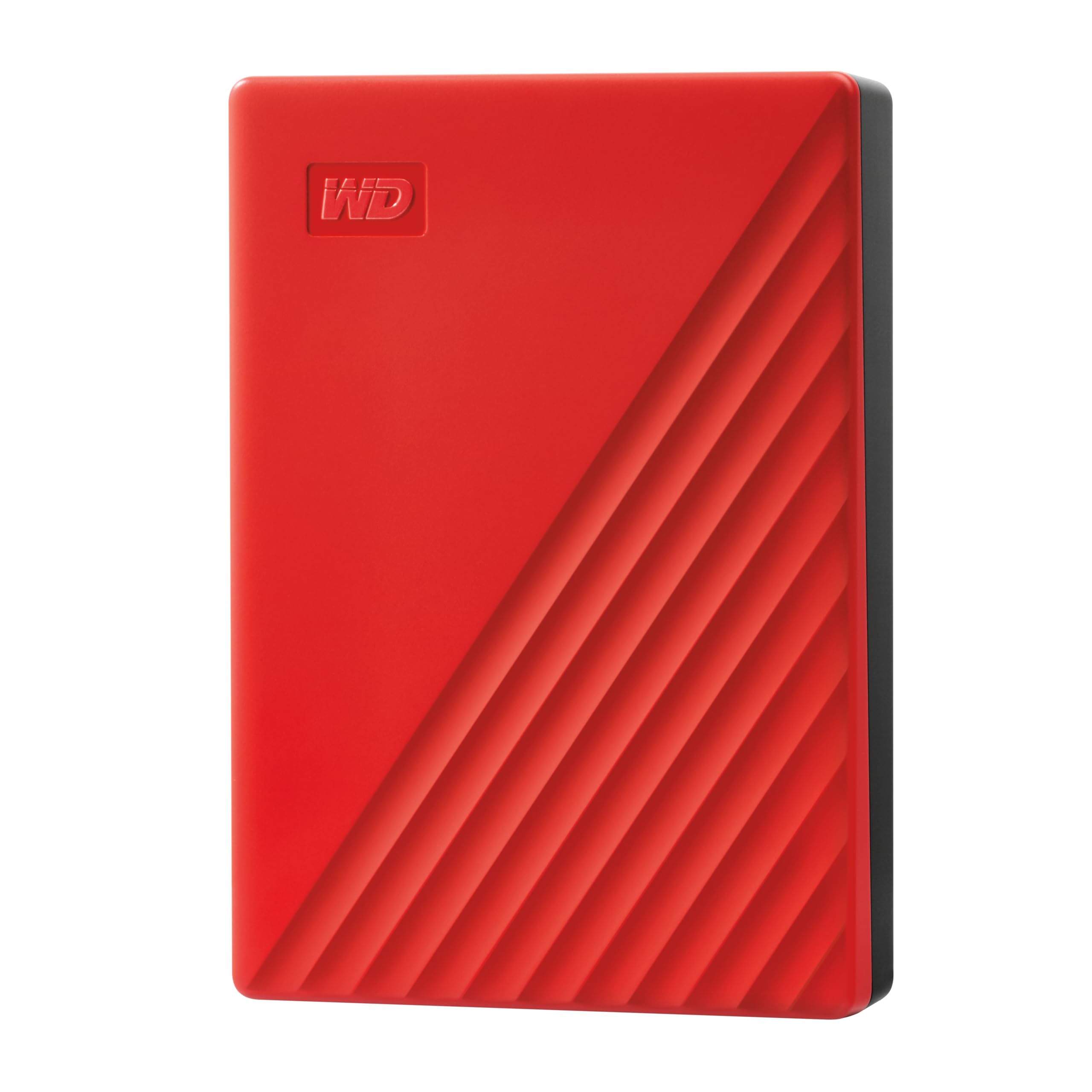 WD 6TB My Passport, Portable External Hard Drive, Red, Backup Software with Defense Against ransomware, and Password Protection, USB 3.1/USB 3.0 Compatible - WDBR9S0060BRD-WESN
