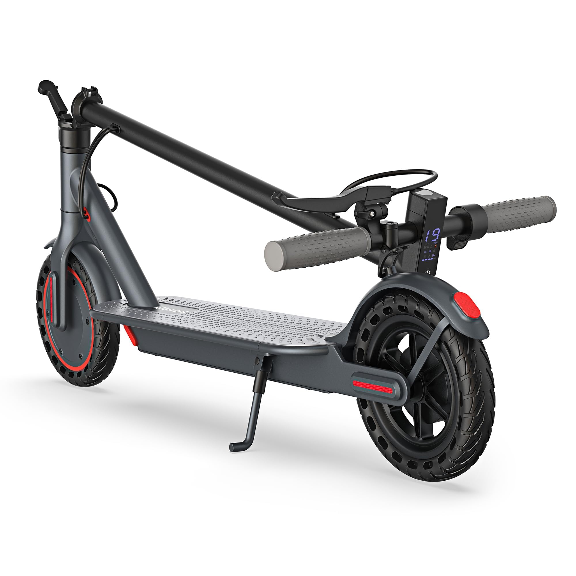 Alloweek Electric Scooter, 19 Mph & 21 Miles Range, 350W Motor, 8.5" Tires, Sport Scooter with Dual Braking System and App Control
