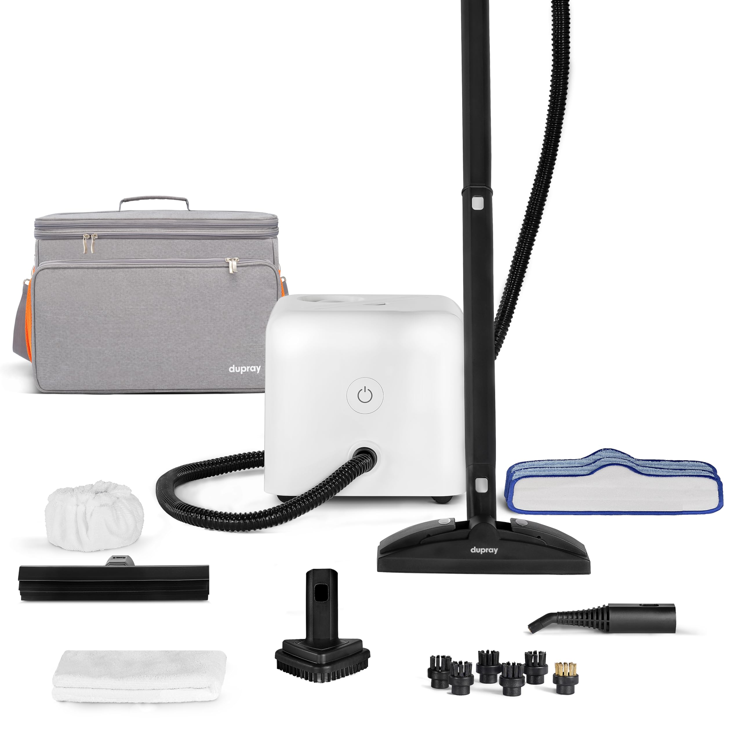 Dupray Neat Steam Cleaner with 18-Piece Kit – (Neat with the Awesome Bag) Powerful, chemical-free cleaning for floors, cars, tiles, grout, and more, offering versatile, deep cleaning performance