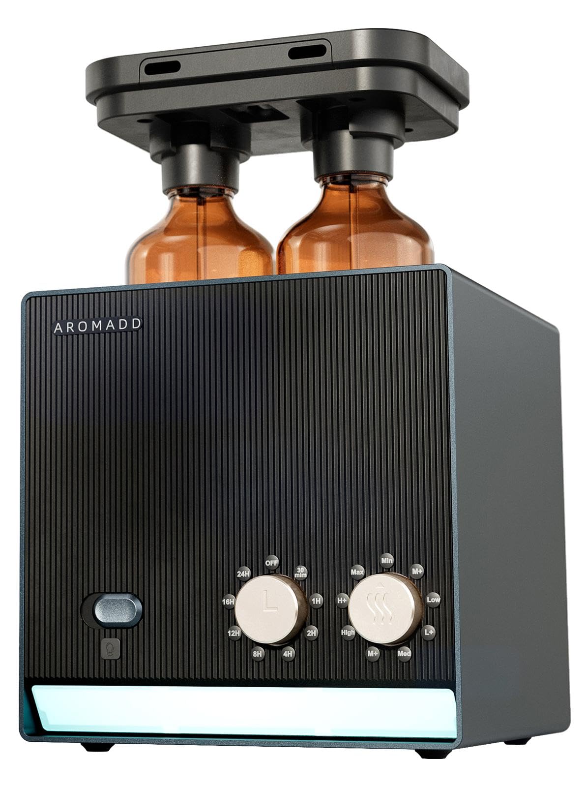 2025 Upgraded 2000 Sq Ft Dual Nozzle Smart Waterless Diffuser, 2×200ml Scent Air Machine for Home Hotel Collection Diffuser Cold Air Technology Waterless Essential Oil Diffuser for Large Room