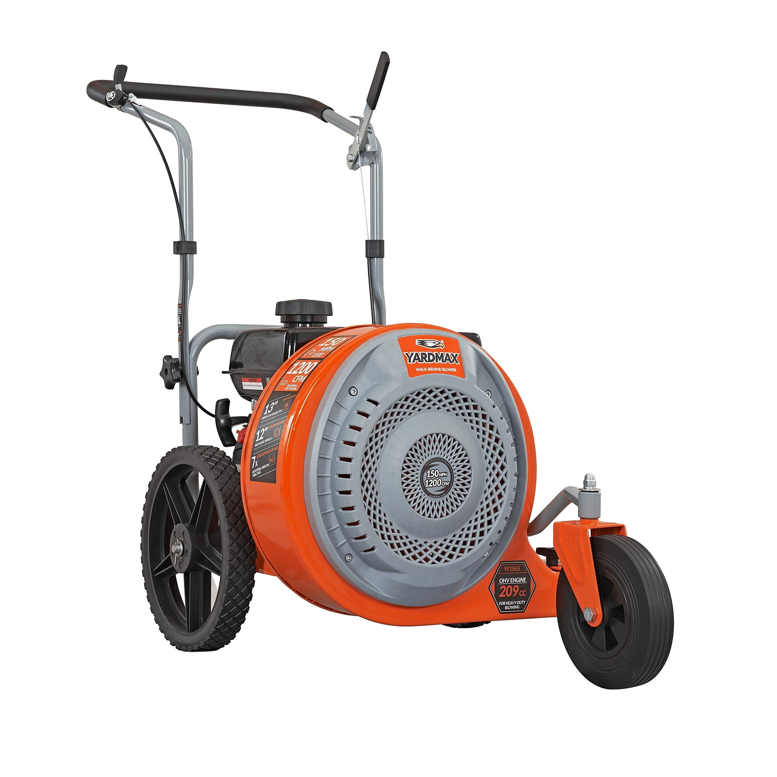 Yardmax Gas Walk-Behind Blower, Orange, (YF1565)