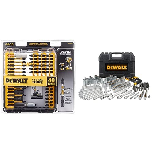 DEWALT Mechanics Tool Set (205-piece) and Screwdriver Bit Set (40-Piece)