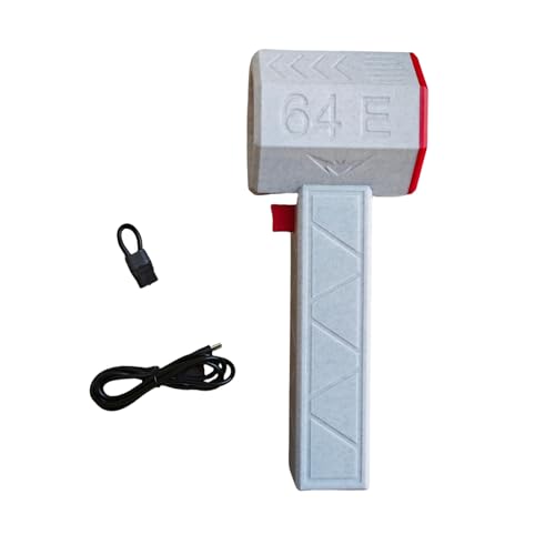 Handheld Jet Fan Turbo Blower Ducted High Thrust Air Violent Fan 1400g for Cleaning Tool (White & red)