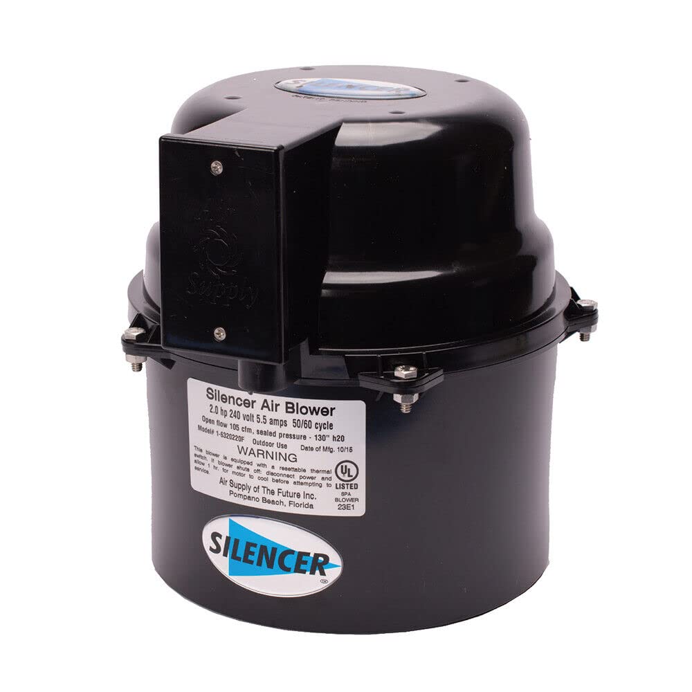 Replacement for Air Supply Silencer Blower Motor 2HP 240V 4.5Amps for Hot Tubs and Spas 6320241