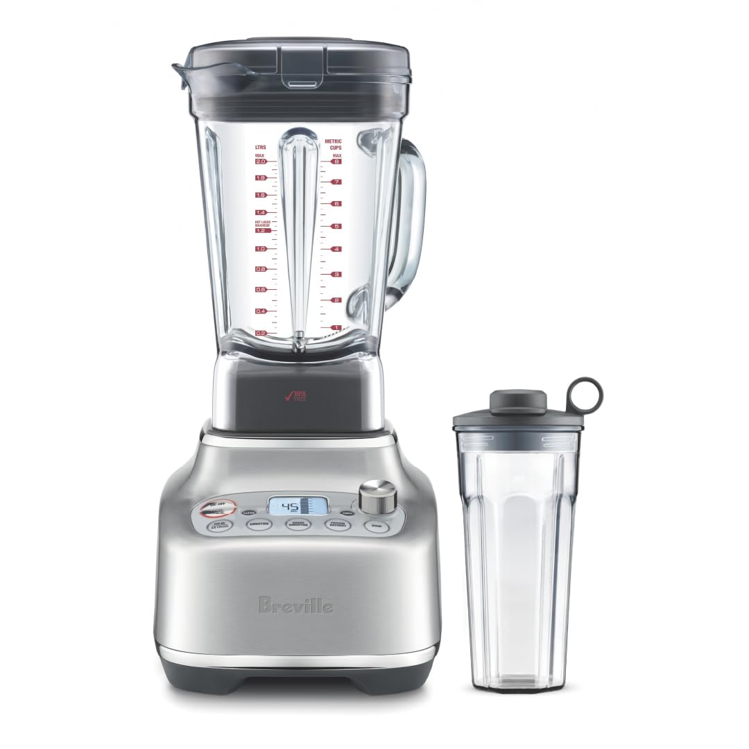 Breville BBL920BSS Super Q Commercial-Grade Home Blender, Brushed Stainless Steel