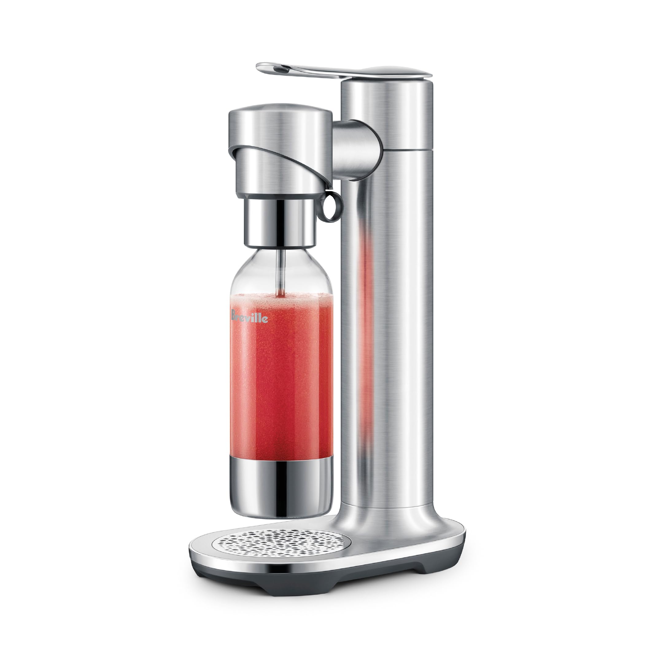 Breville BCA800BSS InFizz Fusion Sparkling Water and Beverage Carbonator, CO2 Canister Not Included, Brushed Stainless Steel
