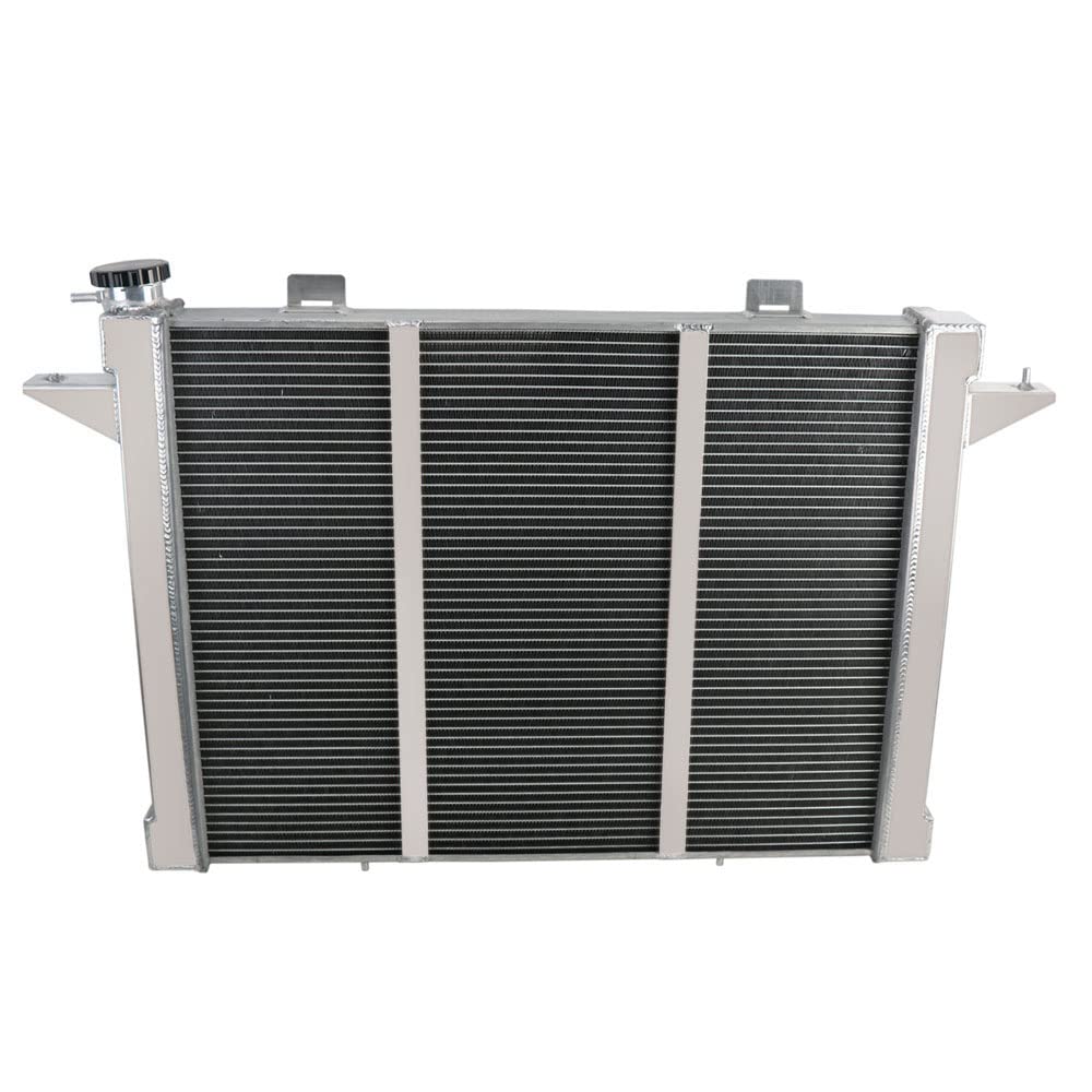KUUHLERSAT Radiator for 1989-1993 Dodge D250 D350 W250 W350 Base 5.9L Cummins Diesel, 3 Row Aluminum Radiator