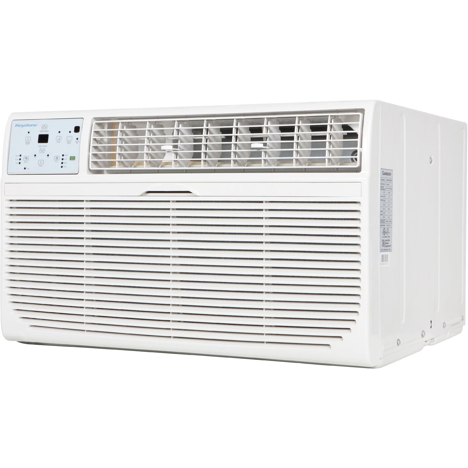 Keystone 10,000 BTU Through the Wall Air Conditioner and Dehumidifier, 115V, Through the Wall AC Unit for Bedroom, Bathroom, Nursery, Small-Medium Sized Rooms up to 450 Sq.Ft., Quiet, High Efficiency