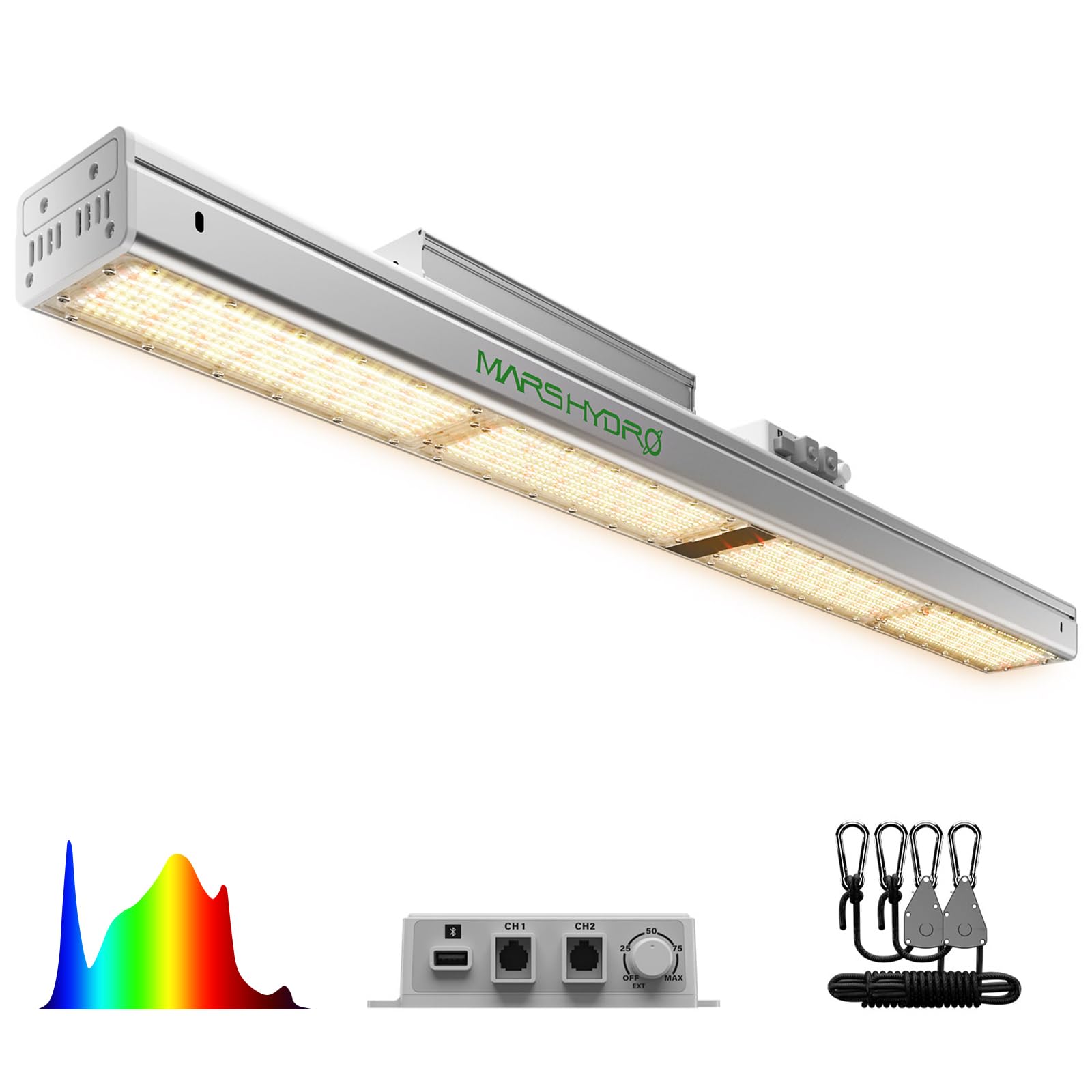 MARS HYDRO 2025 Upgrade SP3000 2x4 Grow Lights for Indoor Plants,Full Spectrum,Dimmable,Energy Efficient,Daisy Chain Light Commercial Vertical Farming for Seedling Veg and Bloom in 4x2 Grow Tent
