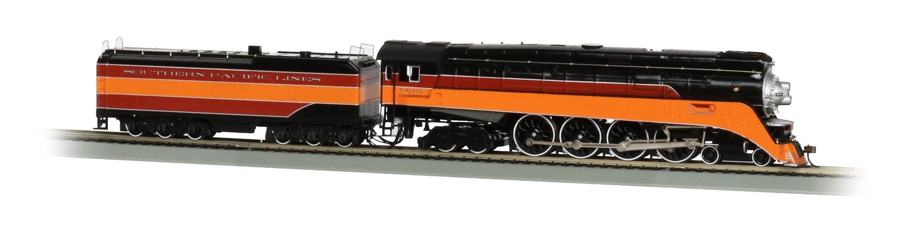 Bachmann Industries GS4 4-8-4 Locomotive - DCC Sound Value Equipped - Southern PACIFIC DAYLIGHT #4449 - RAILFAN Version (Southern Pacific LINES) - HO-Scale Train