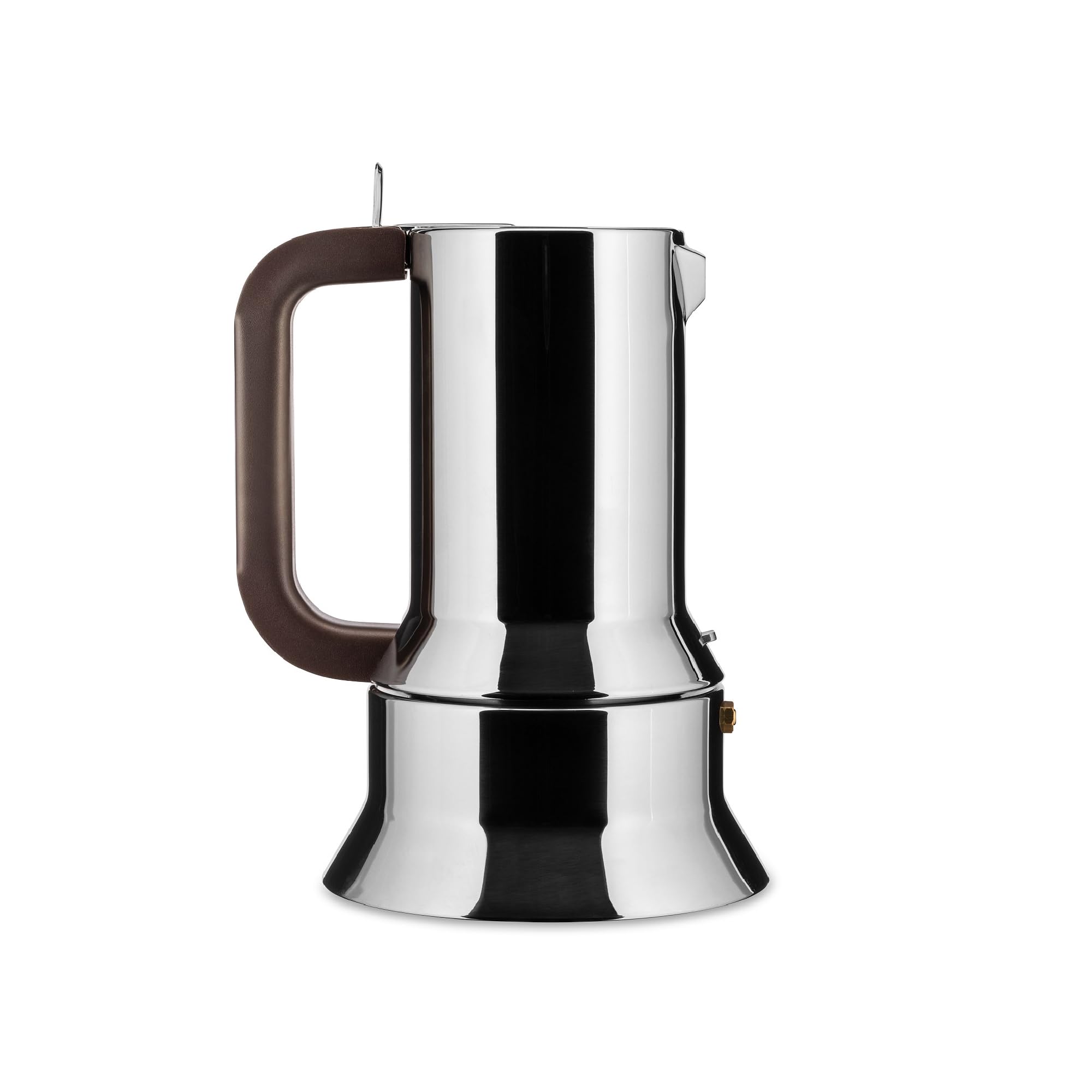 Alessi 9090/M - Design Stovetop Espresso Coffee Maker, 18/10 Stainless Steel, Mirror Polished, 10 cups