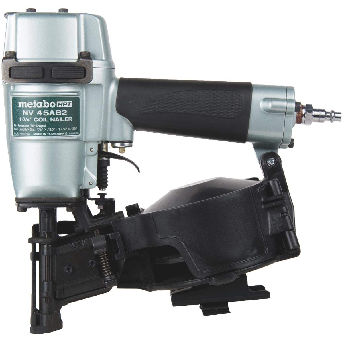 Hitachi NV45AB2 7/8-Inch to 1-3/4-Inch Coil Roofing Nailer (Side Load) (Discontinued by the Manufacturer)