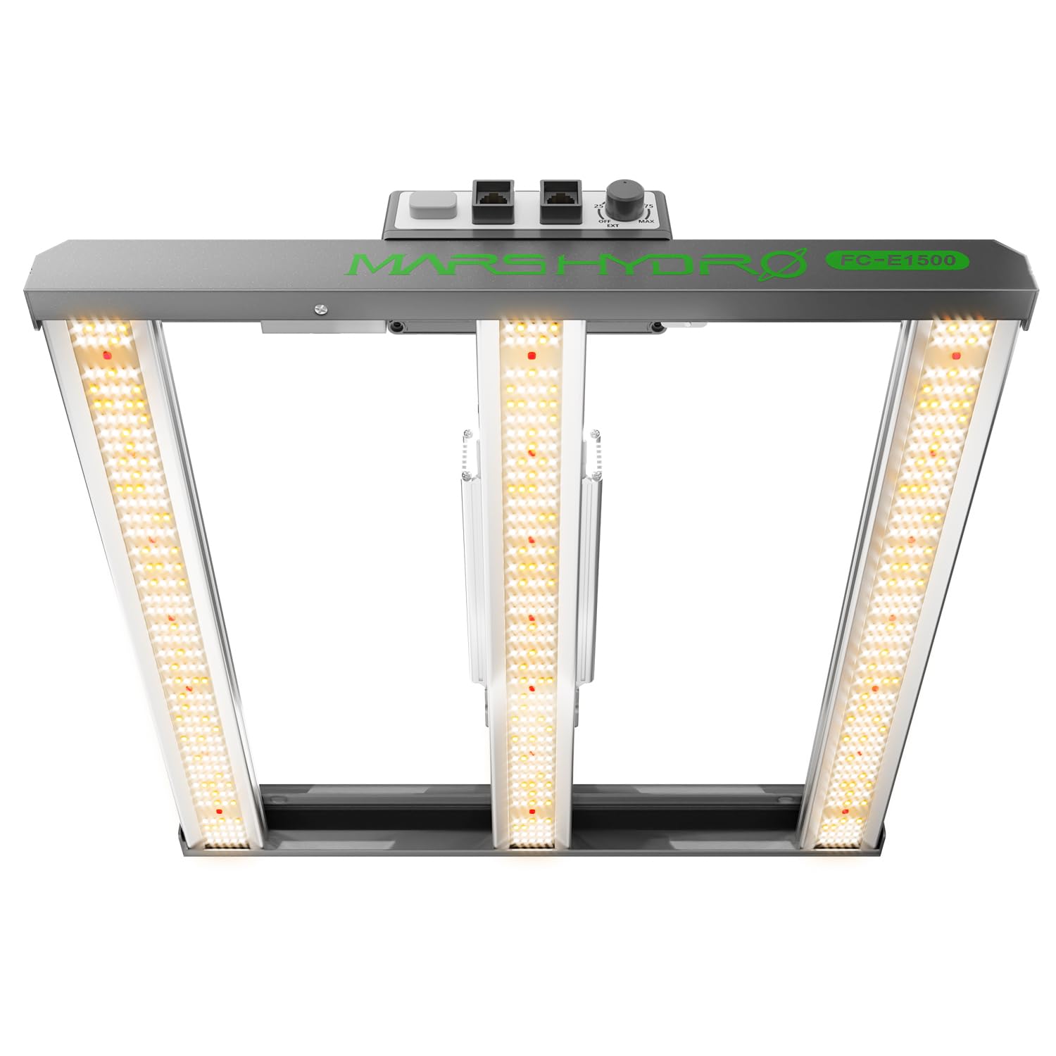 MARS HYDRO 2025 New Version FC-E4800 Foldable LED Grow Light 4x4ft Full Spectrum Grow Light Bar 480Watt Plant Growing Light Remote Control Dimmable Commercial Grow Lamp Daisy Chain
