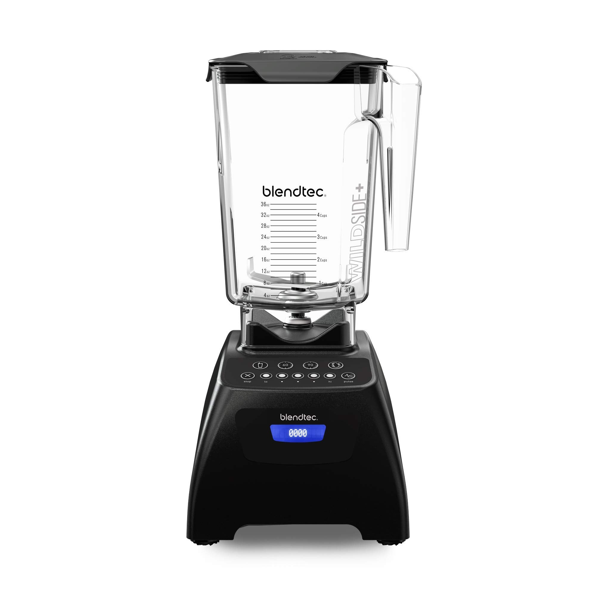 Blendtec Classic 575 Blender - WildSide+ Jar (90 oz) - Professional-Grade Power - Self-Cleaning - 4 Pre-programmed Cycles - 5-Speeds - Black