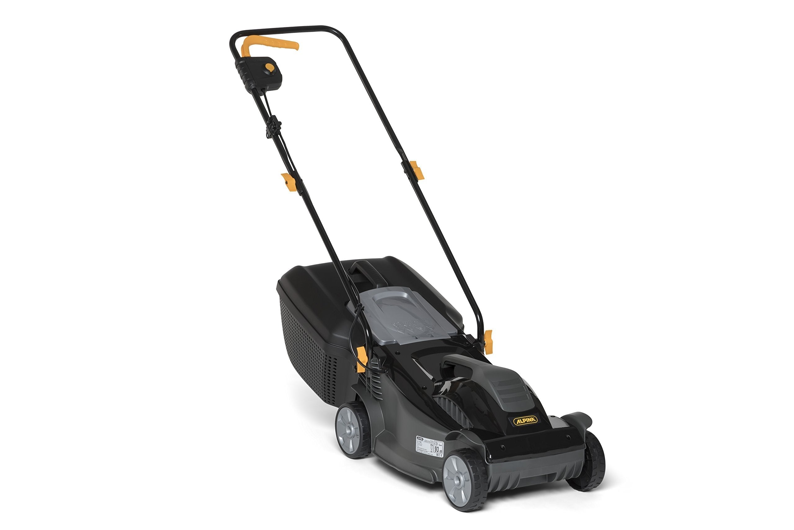 Alpina BL 380E Electric Push Lawnmower Push with Wheel Traction and Electric Cord (Startup: Electric 1400 W Cut 38 cm