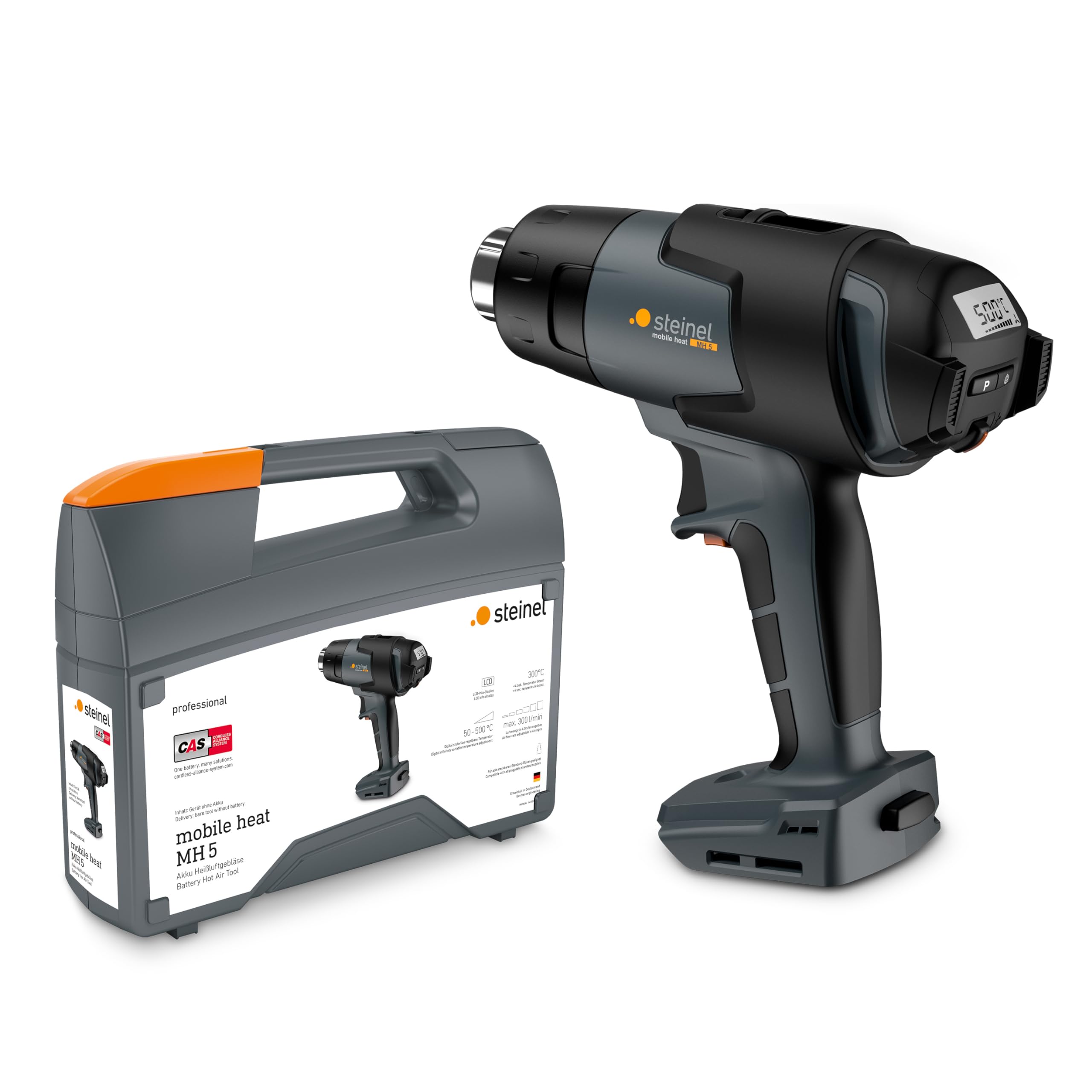 Steinel MH 5 18v CAS Cordless Professional Hot Air Heat Gun No Batteries
