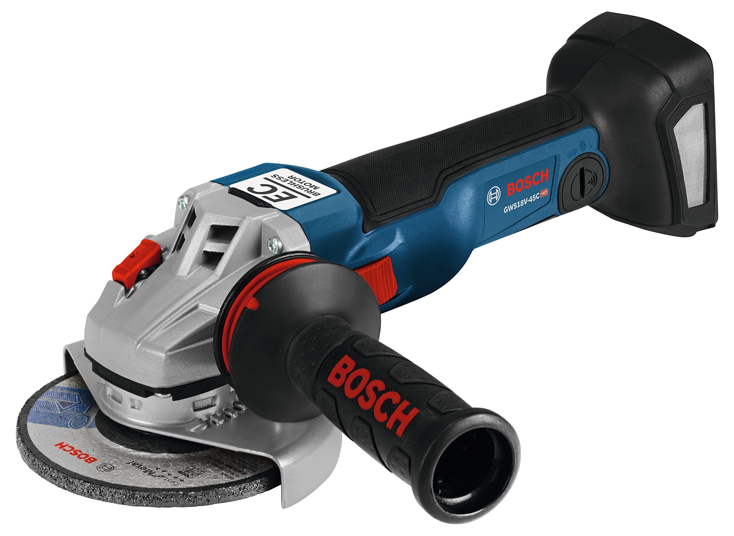 Bosch 18V EC Brushless Connected-Ready 4.5 In. Angle Grinder (Bare Tool) GWS18V-45CN