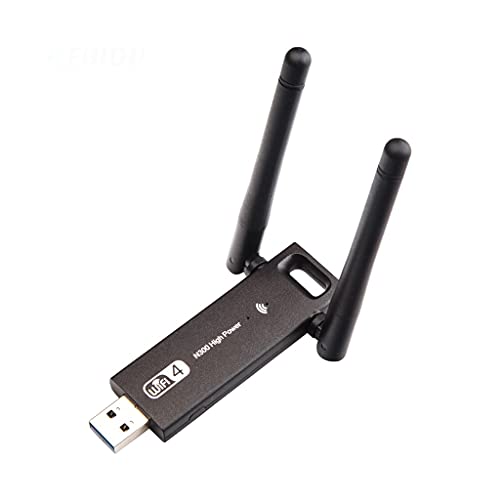 WEIWO Adapter 2.4ghz External Network Card Band Receiver Adapter for Computer 300mbps 3.0