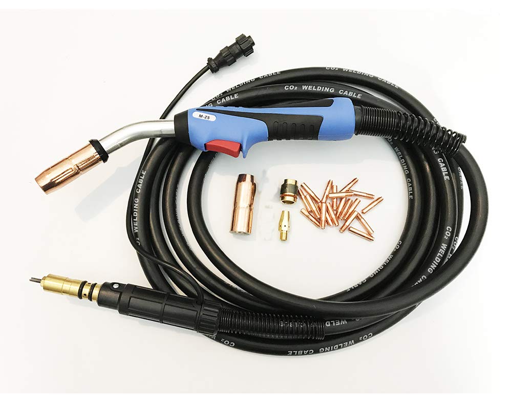250A Mig Welding Gun fits Miller M25 M-25 Millermatic 200, 210, 212, 250, 250X, 251, 252, and Vintage (15ft .023 Kit)