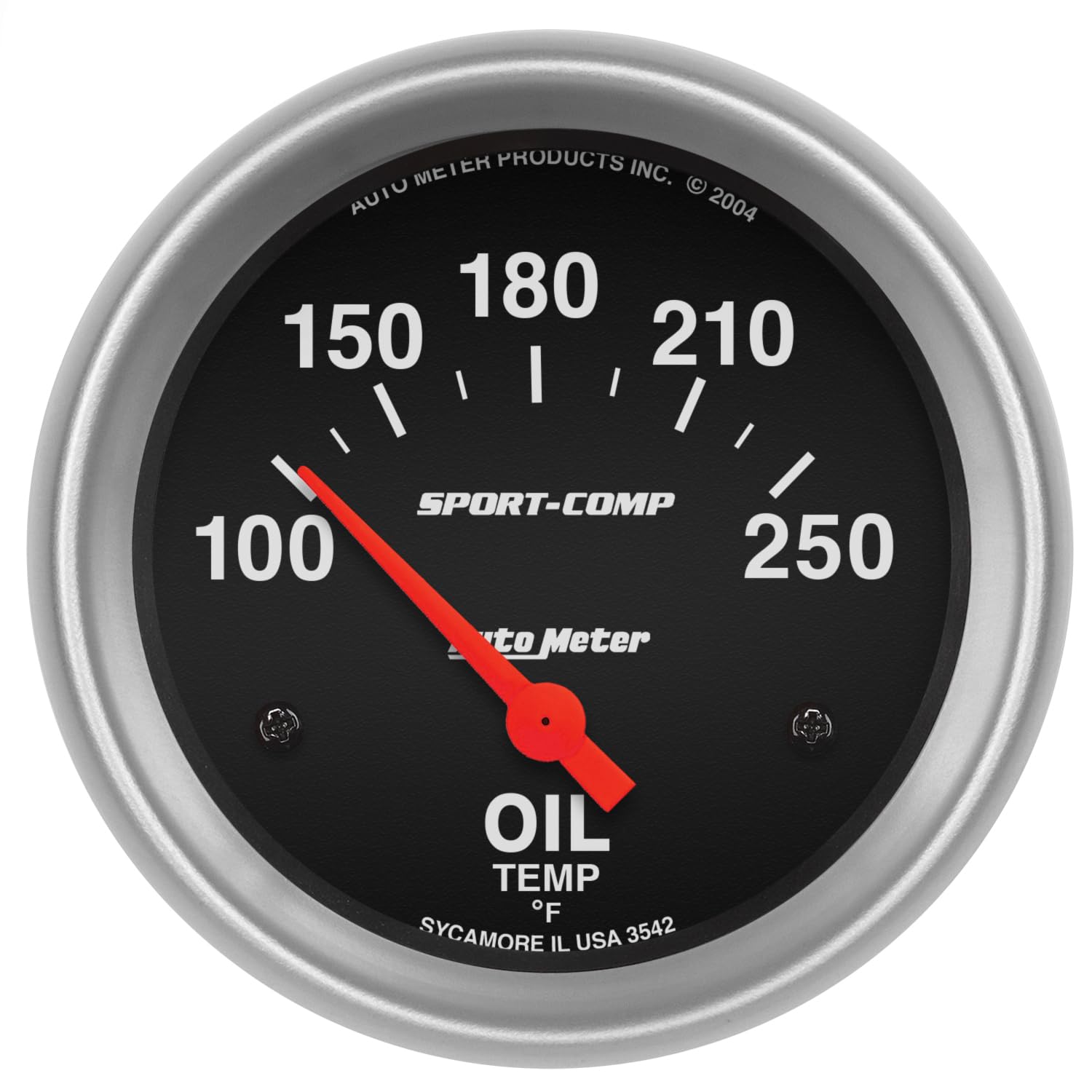 Auto Meter 3542 Sport-Comp Electric Oil Temperature Gauge