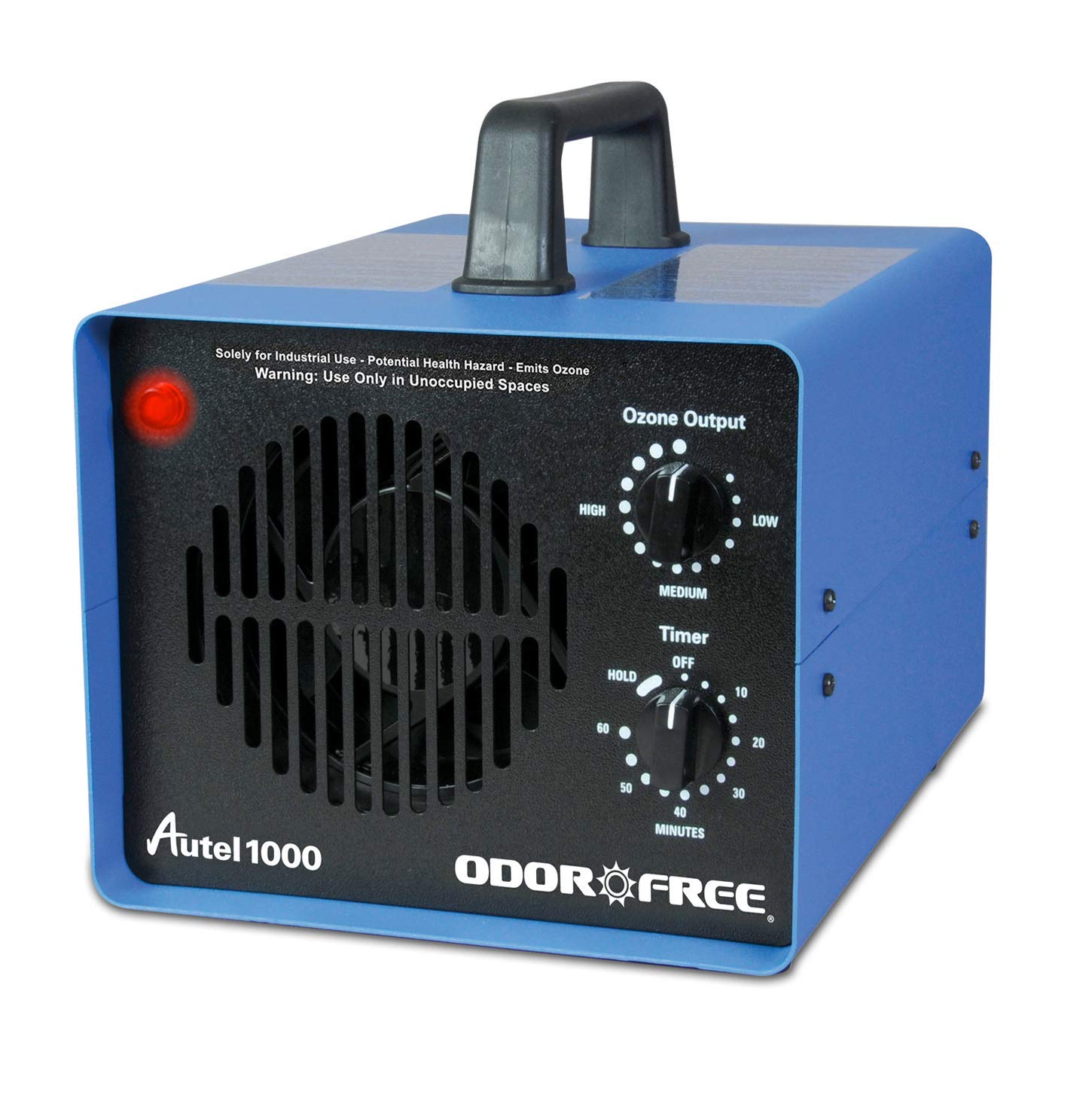 OdorFree Autel 1000 Ozone Machine Odor Removal for Eliminating Smells and Permanently Removing Pet, Car and Musty Odors - Ozone Generator for Autos, Hotels and Small Spaces With Short Treatment Times